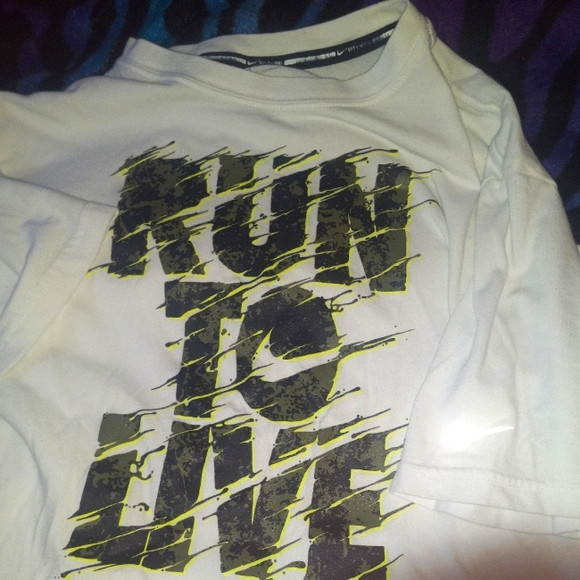 Nike Dri Fit Other - LAST CHANCE SALE ONLY $8Boys Nike Dri Fit "Run To Live" Short  Sleeve Tee Med